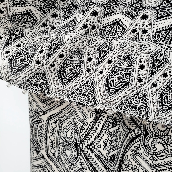 Anthropologie Vanessa Virginia Talitha Beaded Flounce Maxi Dress - Picture 7 of 12